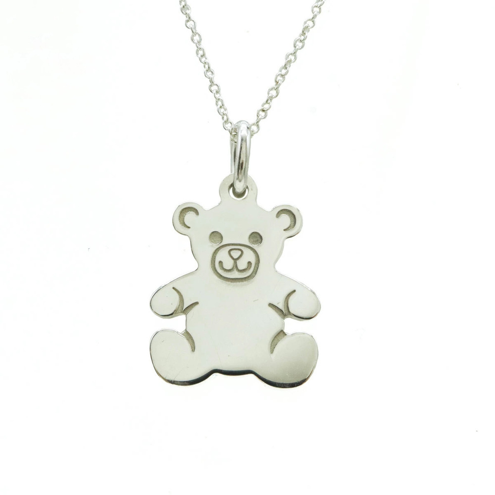 TIFFANYCo Tiffany Bear Pendant Necklace Silver
